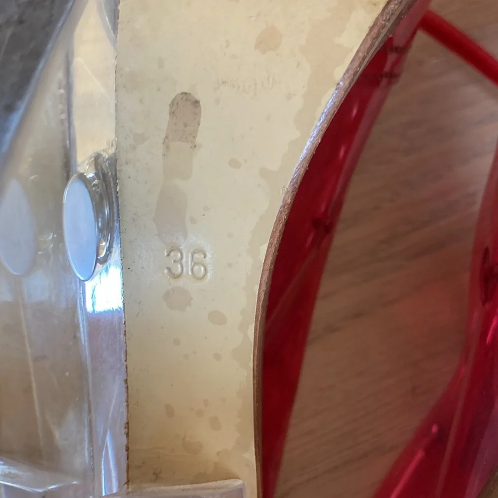 Simone Rocha PVC Clear Heeled Oxford - Picture 4 of 11